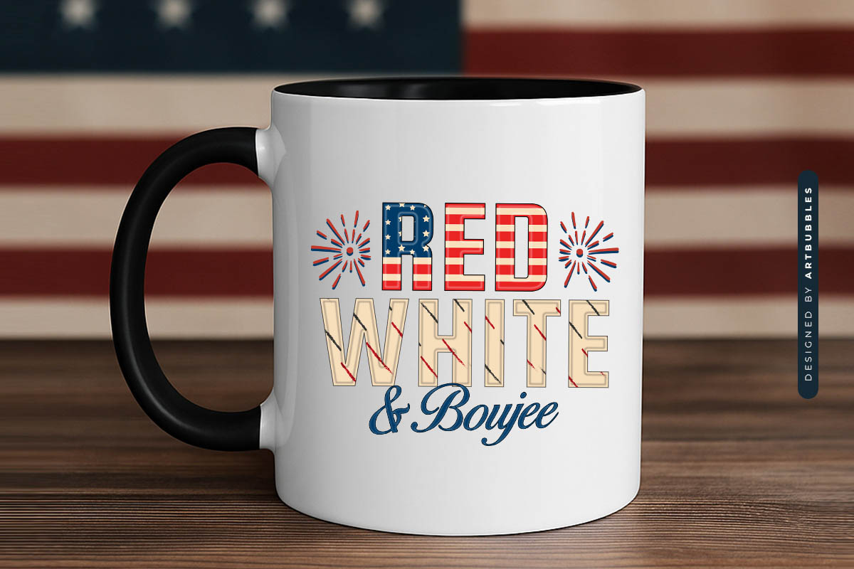 Red White and Boujee, 4th of July Sublimation Mug Mockup Image.jpg