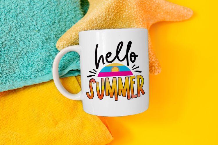 Hello Summer Sublimation Transfer Mug Mockup Image.jpg