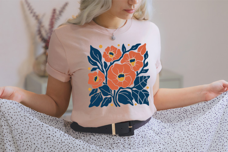 Abstract Flower Vector SVG Tshirt Mockup Image.jpg