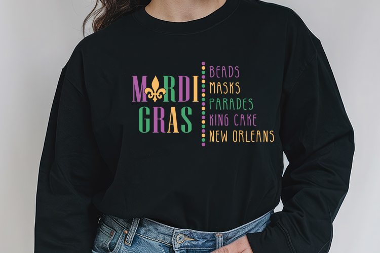 Mardi Gras SVG file for Cricut Sweatshirt Mockup Image.jpg