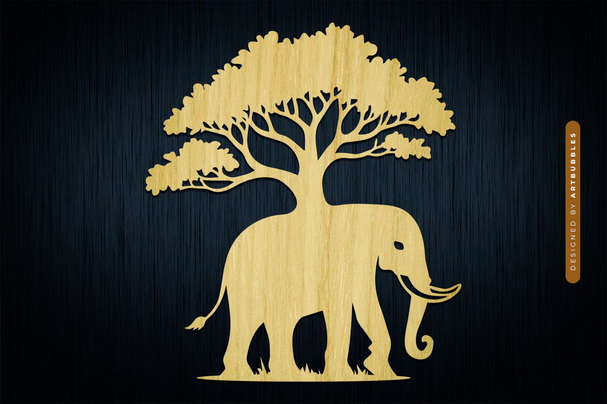 Laser Cut Elephant Tree of Life SVG Image 2.jpg