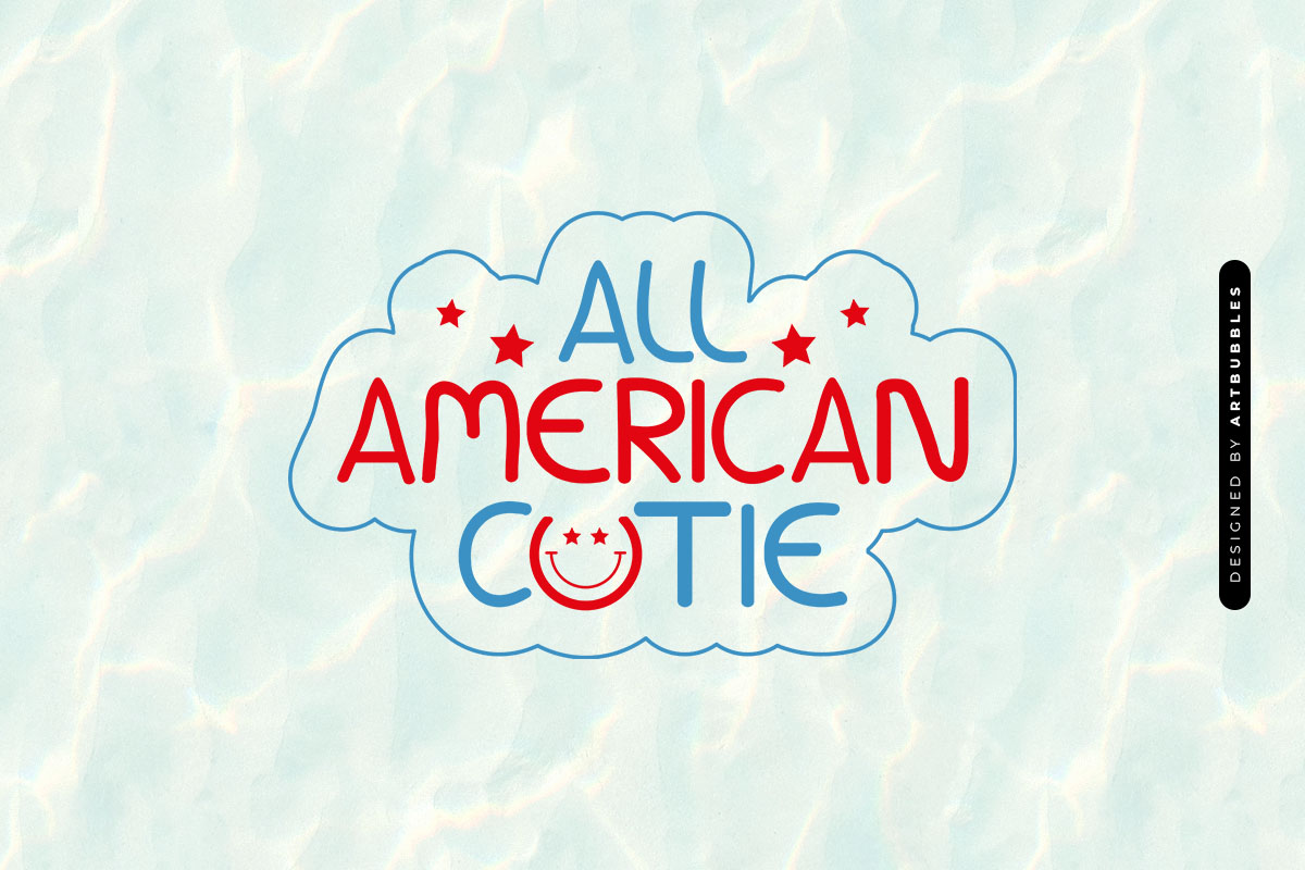 All American Cutie - 4th of July SVG Design Image.jpg