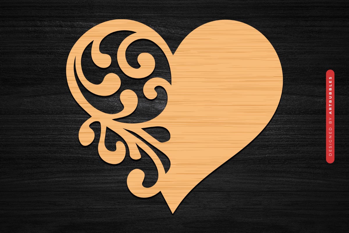 Swirl Heart Valentine Laser Cut SVG Image.jpg