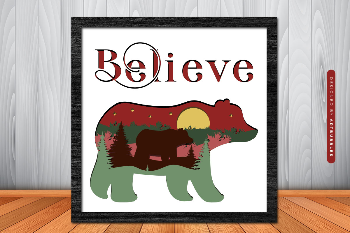 3D Christmas Shadow Box SVG Bundle Image 4.jpg