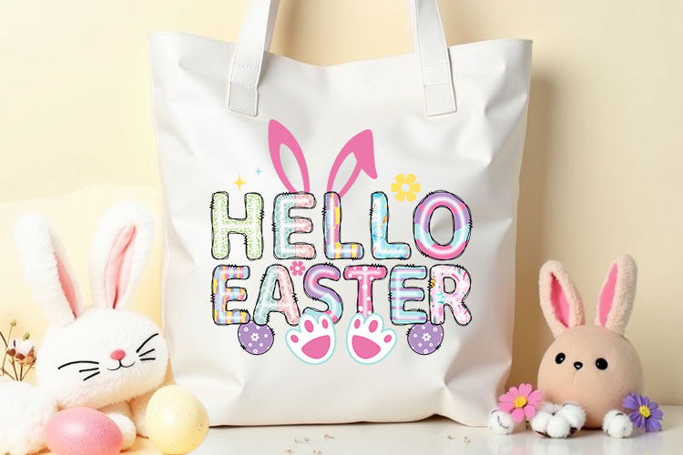 Hello Easter Sublimation Print PNG Tote Mockup Image.jpg