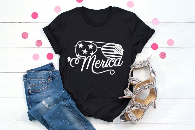 Merica - 4th of July SVG Cut File Tshirt Mockup Image.jpg