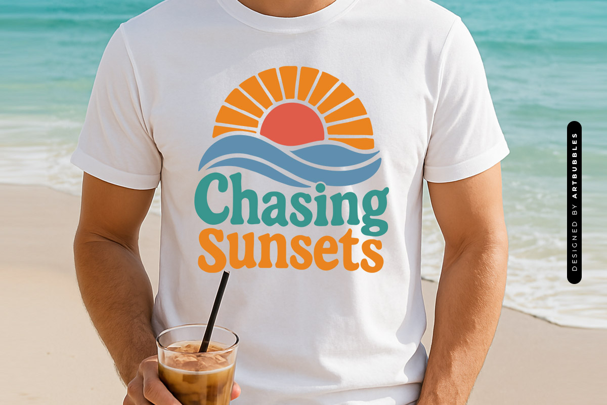 Chasing Sunsets - Summer Holiday SVG