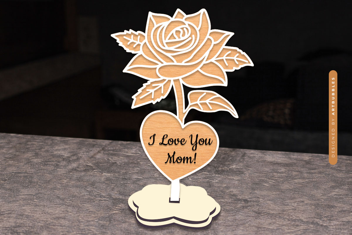 Mother's Day Stand Flower SVG Bundle Image 2.jpg