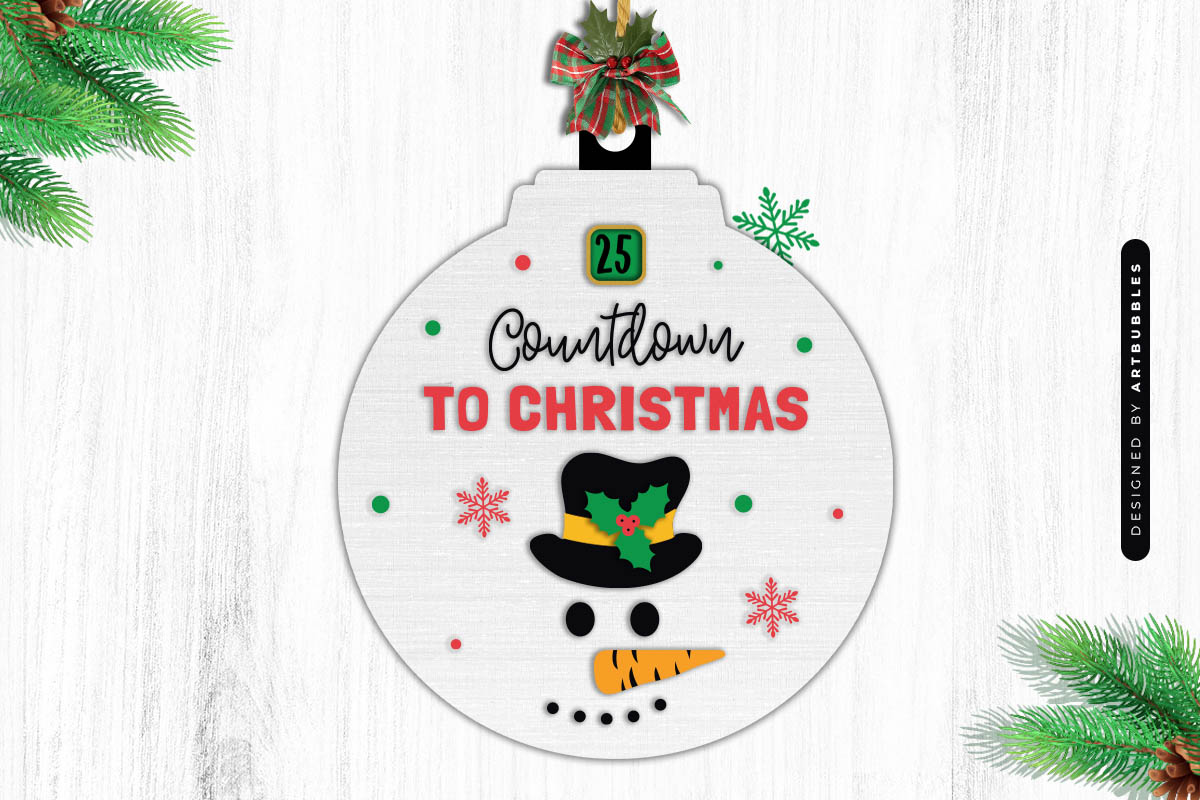 Snowman Face Countdown to Christmas SVG Image 2.jpg