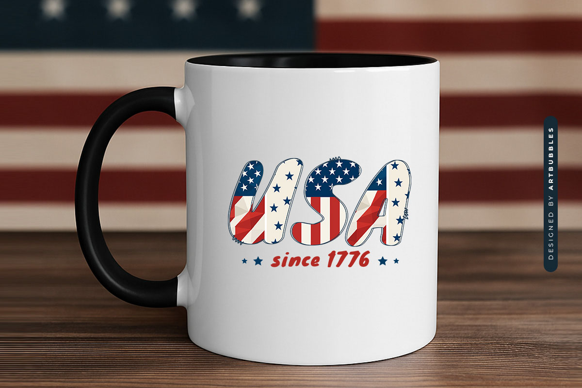 USA Since 1776 - 4th of July Sublimation Print Mug Mockup Image.jpg