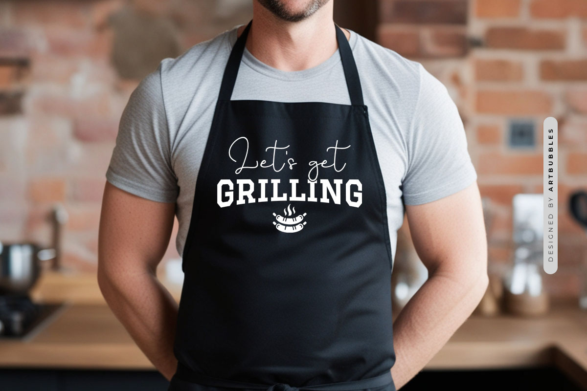 Let's Get Grilling SVG Cricut Apron Mockup Image.jpg