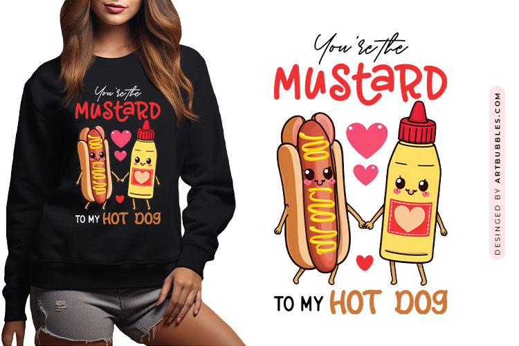 Food Pun Funny Valentine PNG Sublimation