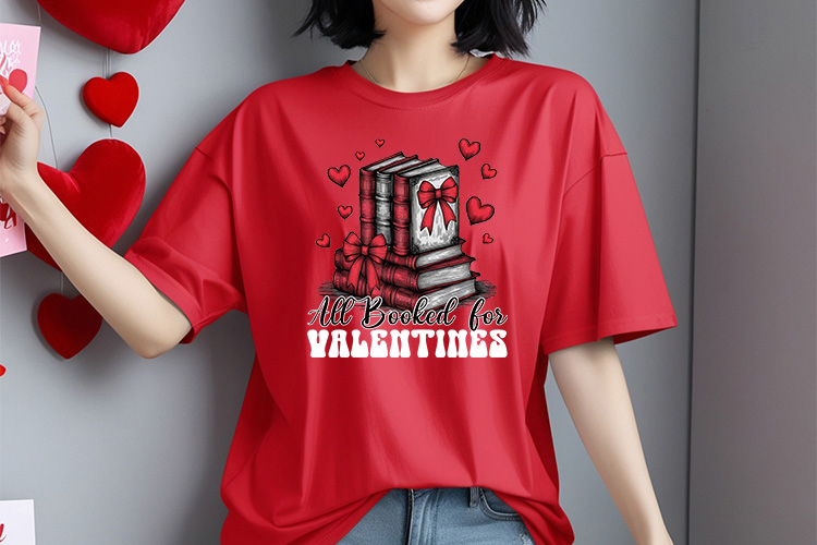 Coquette All Booked for Valentines Sublimation Shirt Mockup Image.jpg