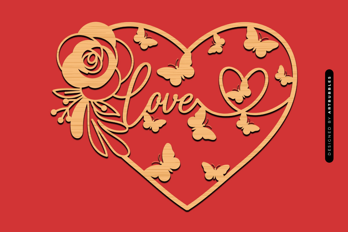 Wooden Valentine's Day Heart Laser Cut SVG Image 3.jpg
