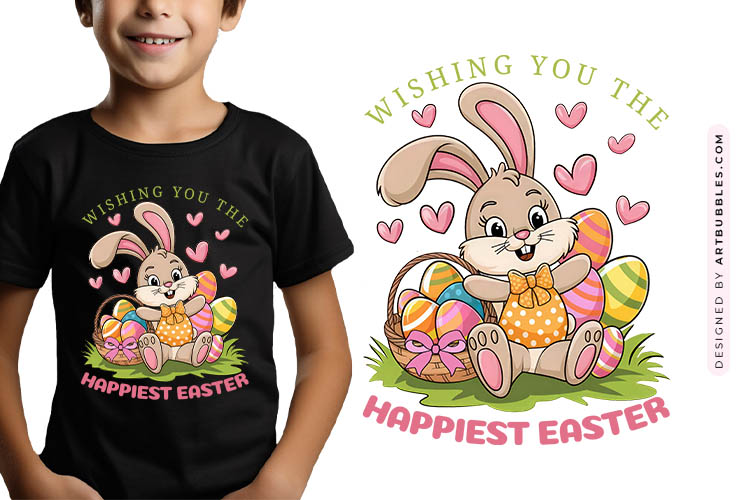 Coquette Wishing You The Happiest Easter PNG