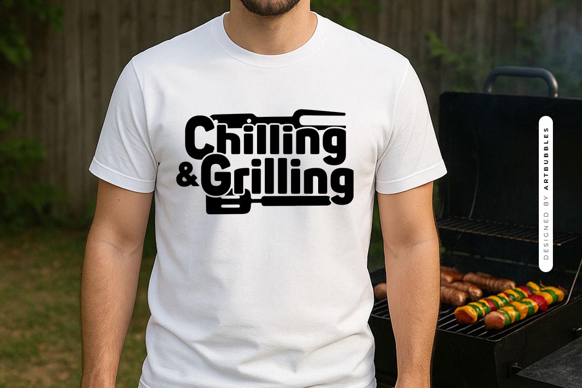 Chilling & Grilling SVG File
