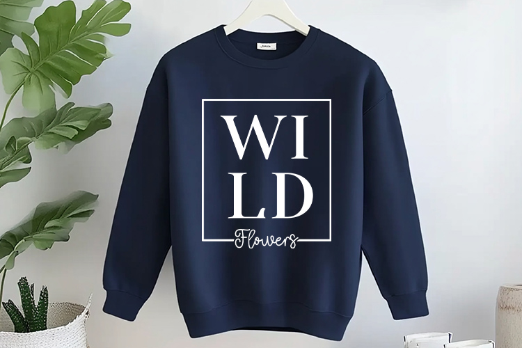 Creative Wildflowers Quote SVG Cut File Sweatshirt Mockup Image.jpg