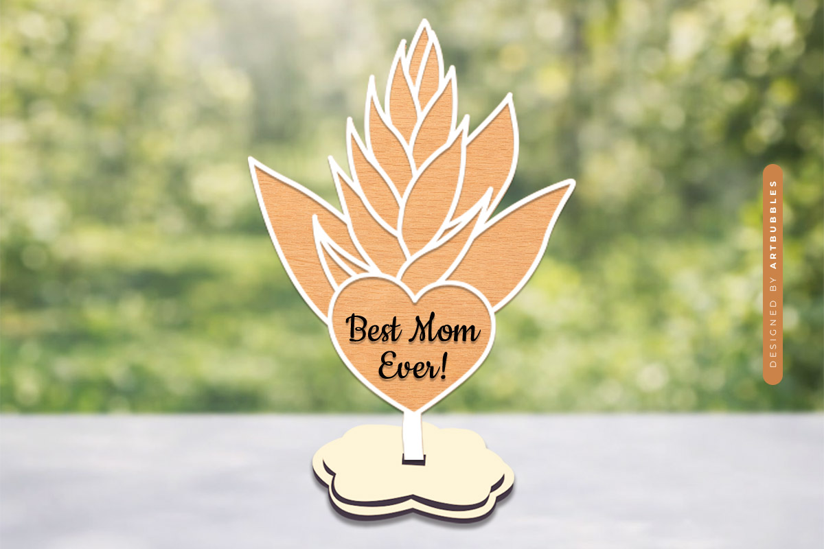 Mothers Day Laser Cut Stand Flower SVG Bundle Image 3.jpg