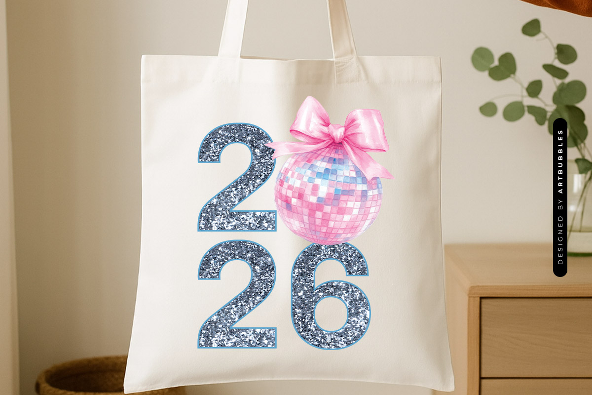 Coquette 2026 New Year Sublimation Design Tote Bag Mockup Image.jpg