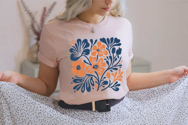 Colorful Abstract Flower SVG Cricut Shirt Mockup Image.jpg