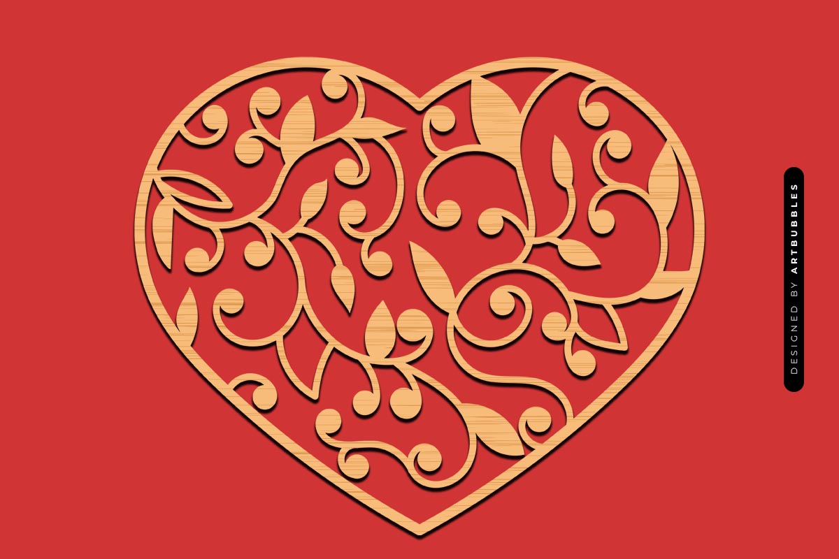 Valentine's Day Swirl Heart SVG Laser Cut Image 3.jpg