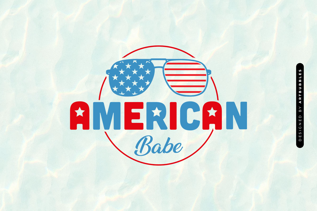 American Babe - 4th of July Girl SVG Image.jpg