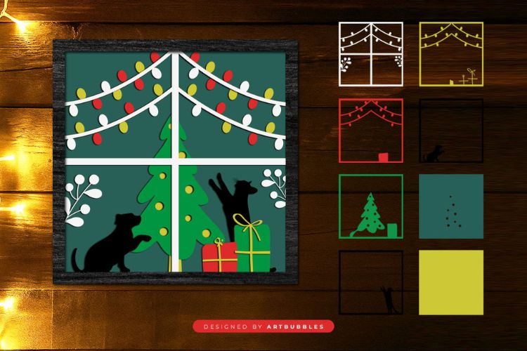 Papercut Christmas Layered Shadow Box SVG Image 2.jpg