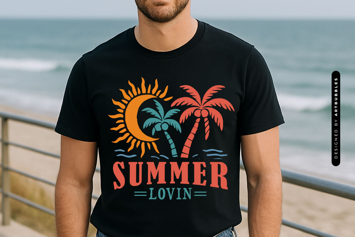 Summer Lovin SVG Cut File Tshirt Mockup Image.jpg