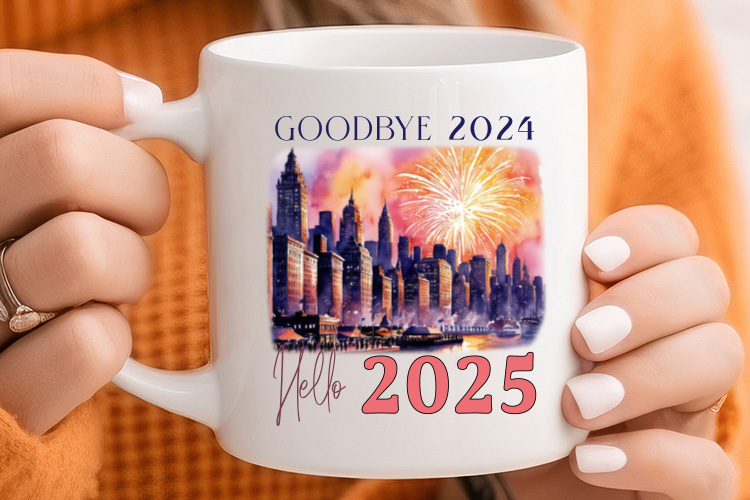 Goodbye 2024 Hello 2025 - New Years Sublimation Mug Mockup Image.jpg