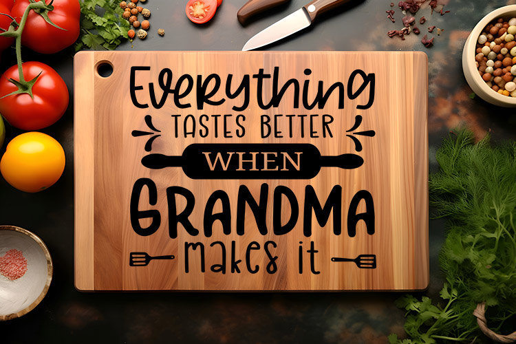 Everything Tastes Better - Kitchen Cutting Board SVG Image 2.jpg