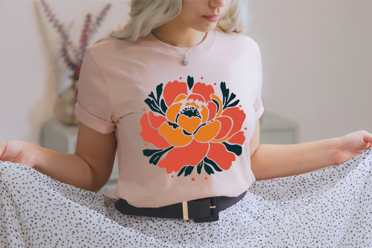 Beautiful Abstract Art Flower SVG Vector Tshirt Mockup Image.jpg