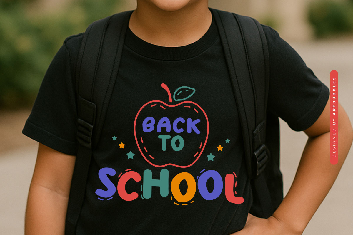 Hand Lettered Back To School SVG T-shirt Mockup Image.jpg