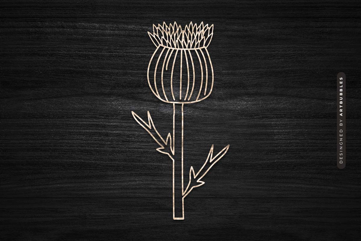 Wildflower Vector SVG Laser Cut File Image 3.jpg