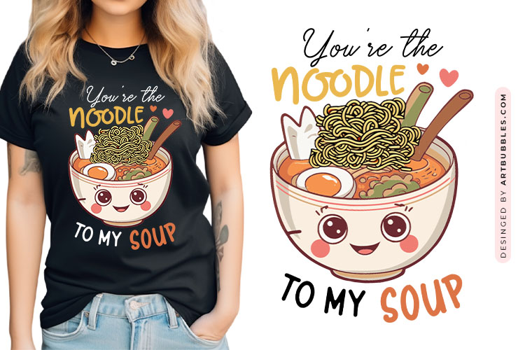 Food Pun Funny Valentines Sublimation Design