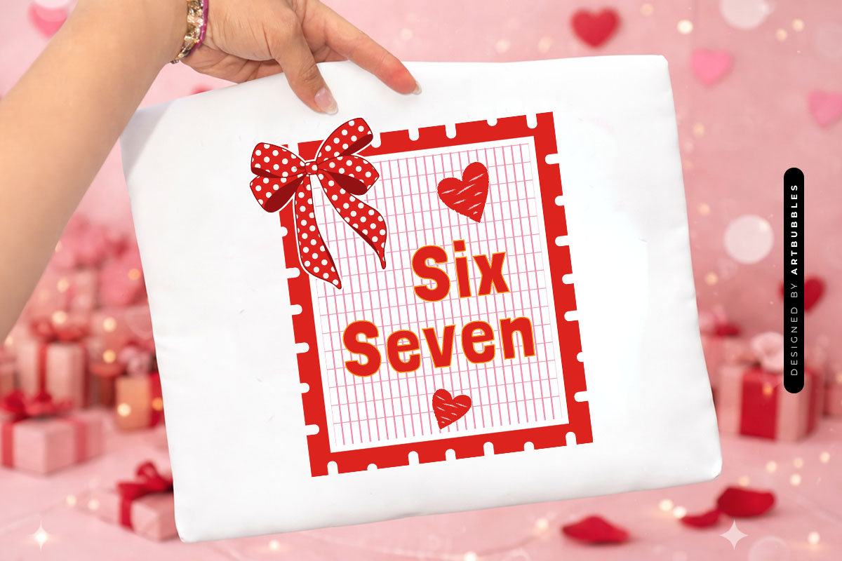 Coquette Six Seven Stamp Valentine Sublimation Shirt Mockup Image.jpg
