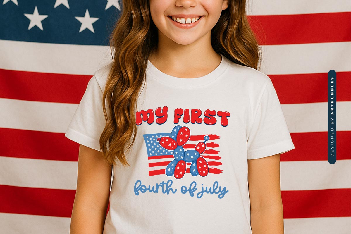 My First Fourth of July Sublimation T-shirt Mockup Image.jpg