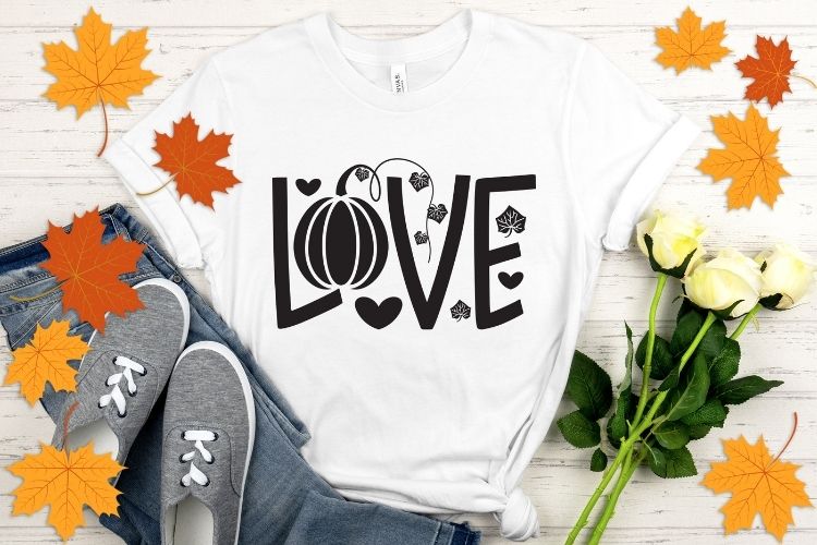 Love Fall SVG Cut File Shirt Mockup Image.jpg