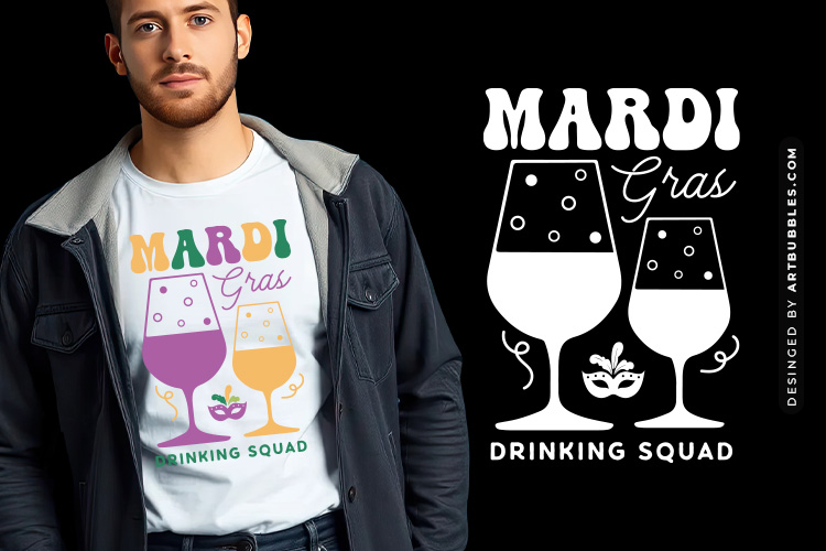 Mardi Gras Drinking Squad SVG Image.jpg