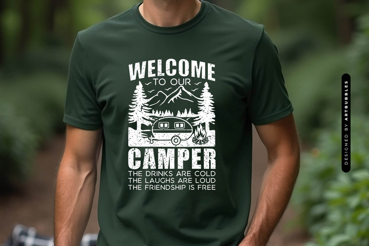Welcome to Our Camper - Camping SVG Cut File