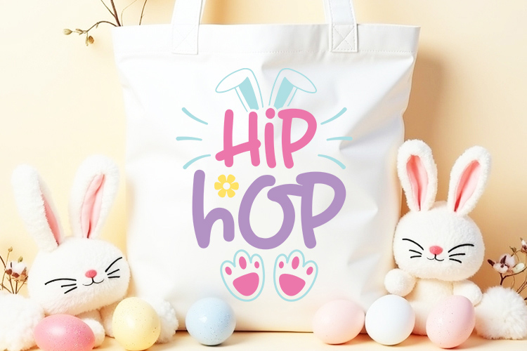 Hip Hop - Easter Cut File SVG Tote Mockup Image.jpg