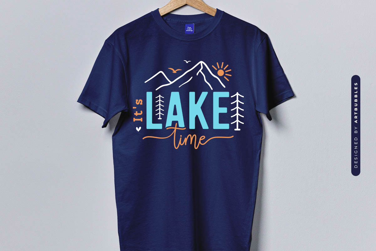 It's Lake Time SVG for Cricut Blue Mockup Image.jpg