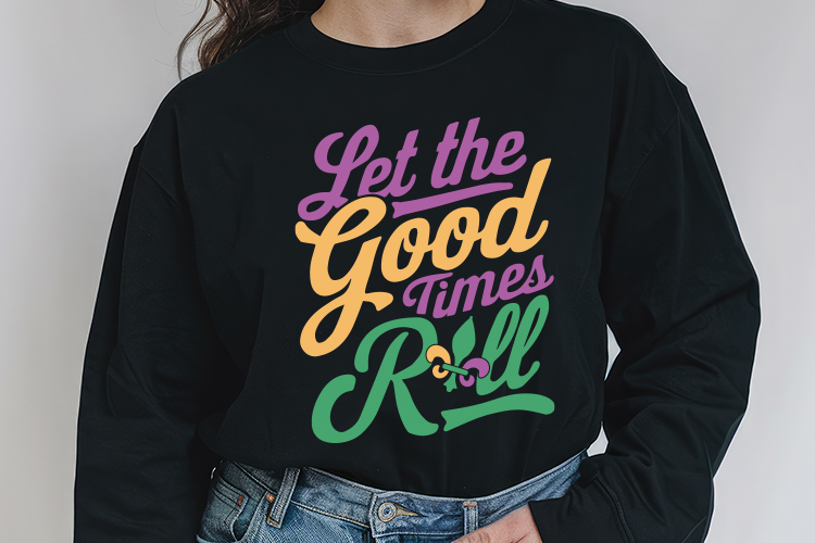 Let the Good Times Roll - Mardi Gras Vector SVG