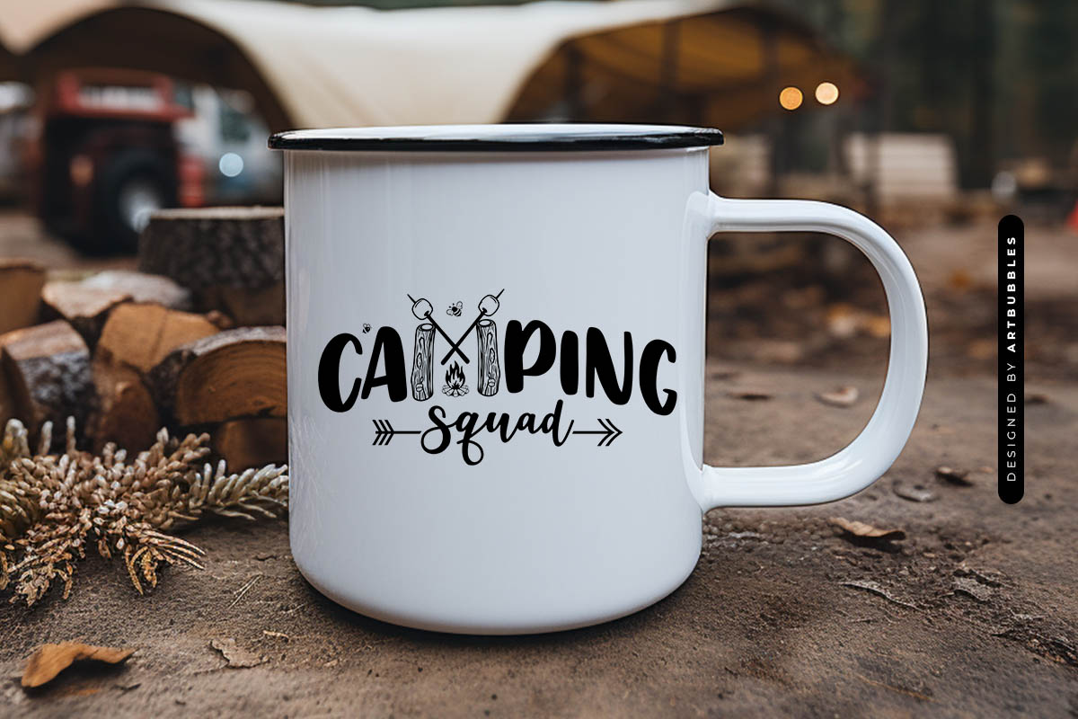 Camping Squad Design SVG, DXF, EPS, PNG Mug Mockup Image.jpg