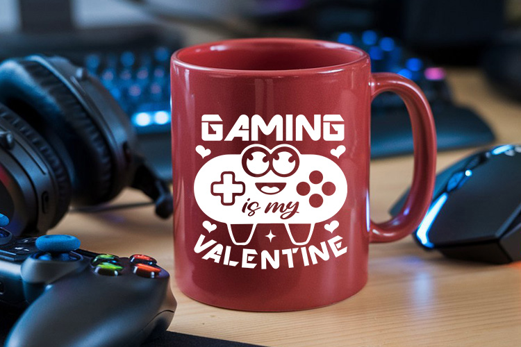 Gaming is My Valentine SVG for Cricut Mug Mockup Image.jpg