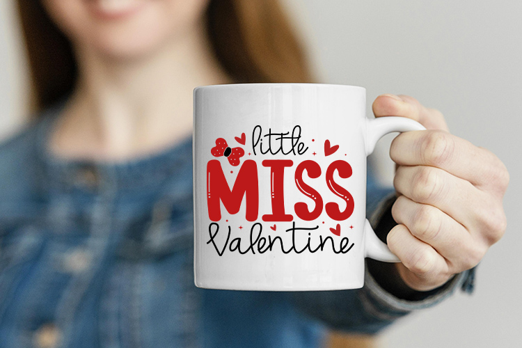 Little Miss Valentine - Valentines Day Shirt SVG Preview 02.jpg