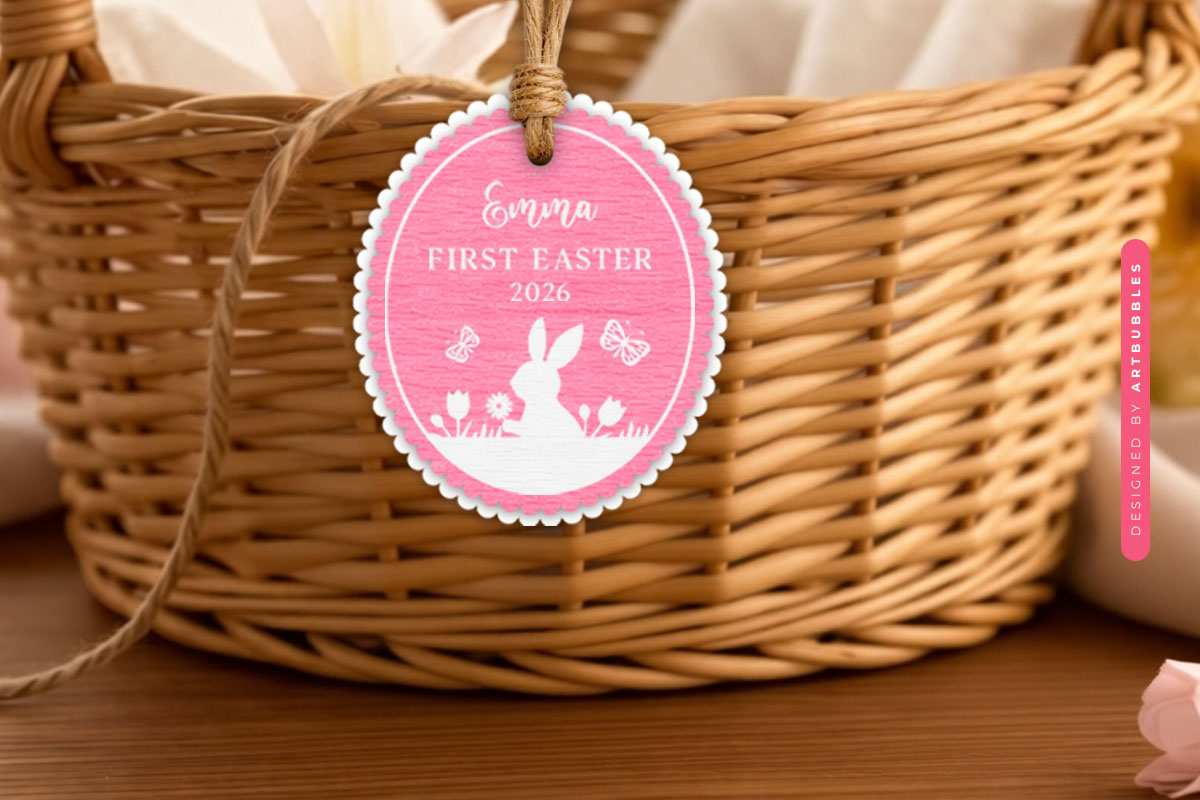 Easter Bunny Name Basket Tag SVG Image.jpg