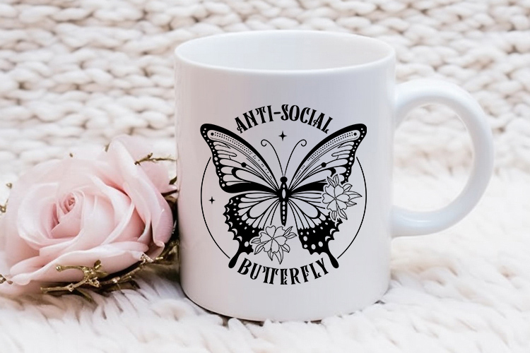 Anti-Social Butterfly SVG Cut File Mug Mockup Image.jpg
