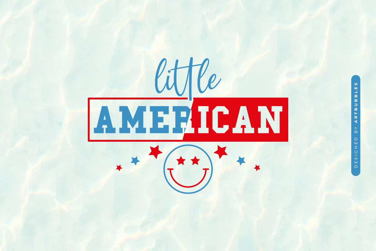 Little American - Kids 4th of July SVG Image.jpg