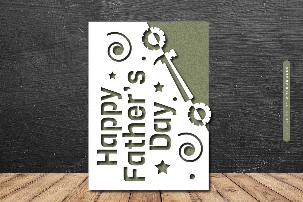 Happy Fathers Day Card Papercut SVG Image 2.jpg