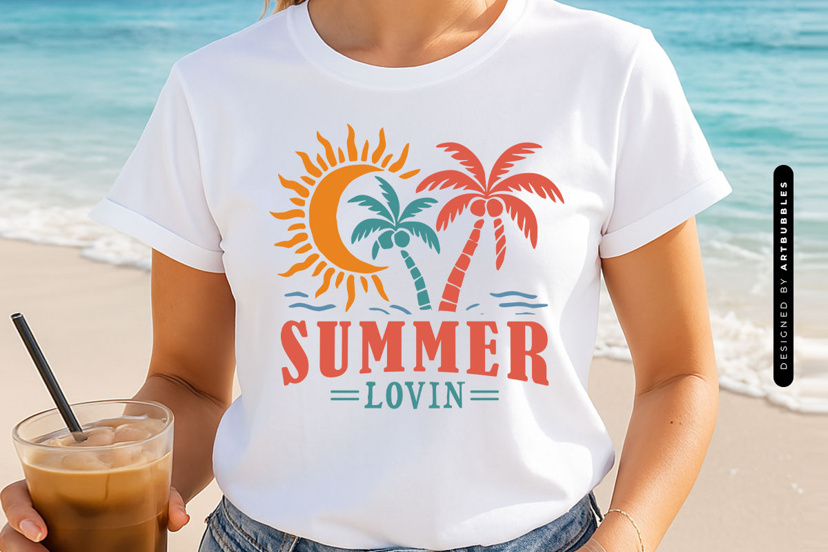 Summer Lovin SVG Cut File Shirt Mockup Image.jpg